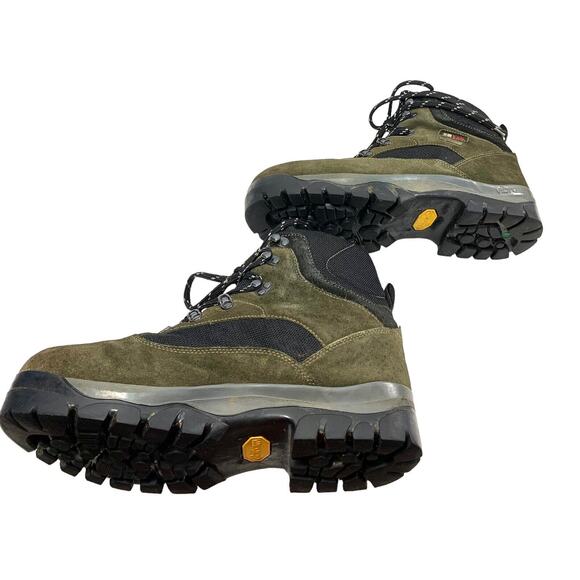 Karrimor KSB Hiking Boots Mens Size 13 Gore Tex Walking Green Black Vibram Shoe - Picture 3 of 10